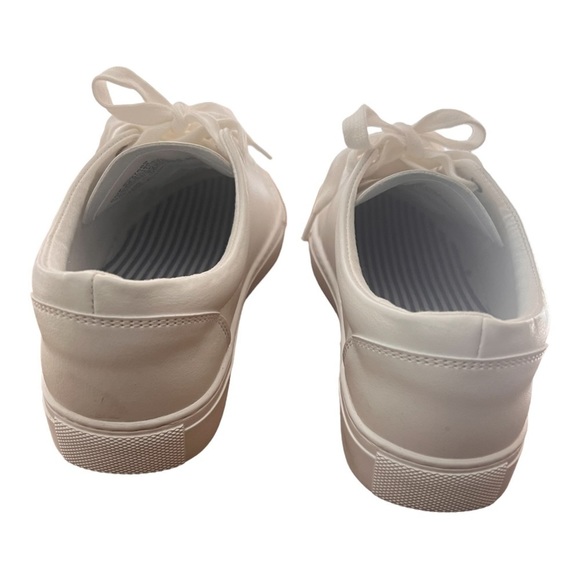 J Crew Factory Road trip white sneakers, size 8.5 - Picture 5 of 8